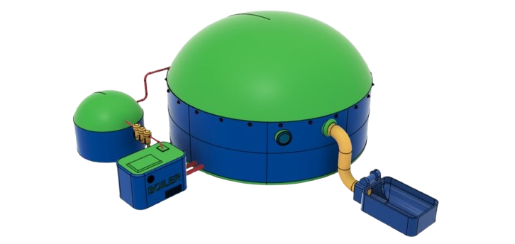 BioNova modular biodigester render